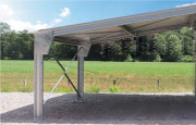 Appentis pour abri en kit - 4,1x5x2,49m