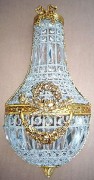 Applique murale cristal