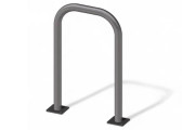 Arceau vélo en acier galvanisé forme arrondie