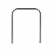 Arceau vélo rectangle en inox - ? 48 mm - Hauteur hors sol 850 mm