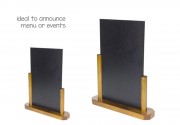 Ardoise de table double face