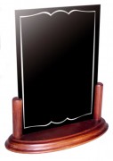 Ardoise porte-menu de table sur socle