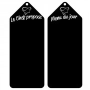 Ardoise porte menu double face
