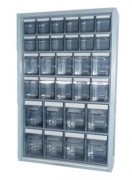 Armoire 6 blocs pour bacs