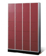 Armoire à casier verrouillable - 2 à 16 casiers - Largeur : 620 mm à 1220 mm - H.435 mm ou 1825 mm
