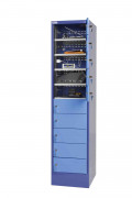 Armoire à casiers avec prises électriques 10 compartiments