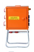 Armoire de distribution électrique sur pieds