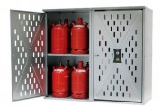 Armoire de sécurité pour bouteilles de gaz double porte