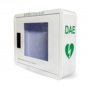 Armoire défibrillateur en métal
