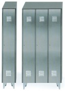 Armoire en acier avec vestiaires pour industrie