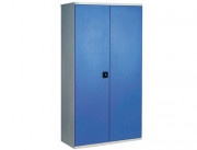 Armoire haute portes battantes pleines