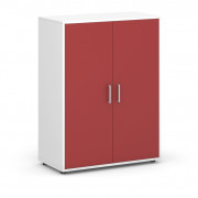 Armoire modulable a 2 portes et 3 étagères amovibles