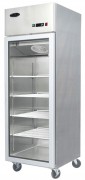Armoire positive économique à une porte vitrée