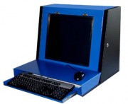 Armoire protection informatique pupitre