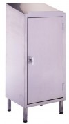 Armoire pupitre d'atelier en inox