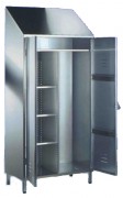 Armoire range-balais en inox 