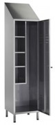 Armoire range balais inox