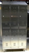 Armoire vestiaire inox 6 portes