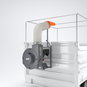 Aspirateur de feuilles sur ridelles