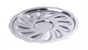 Assiettes à moules 'Louis XV' en inox 18%