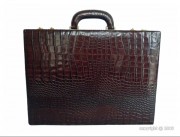 Attache case de luxe en cuir 