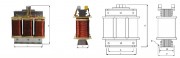 Autotransformateur triphasé 100VA à 1kVA