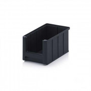 Bac à bec antistatique en polypropylène ESD noir - Volume : 3.17L - 230 x 150 x H125 mm