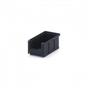 Bac à bec antistatique en polypropylène ESD noir - Volume : 770 ml - 160 x 102 x H75 mm