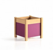 Bac à fleur pour terrasse en bois 