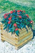 Bac à fleurs en bois