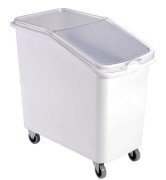 Bac à ingrédients 100L - Couvercle - 4 roues