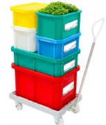 Bac Coloré 55L avec Couvercle