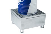 Bac de rétention acier 200 L - 1 fût