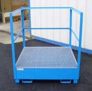 Bac de rétention en métal