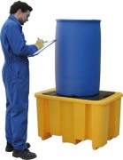 Bac de rétention en PEHD - 1 fût 250 L