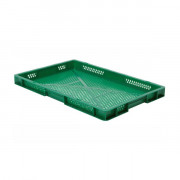 Bac Euronorm plastique - Parois et fond perforés - Poignées fermées - 9,5 à 33 L - 600x400 mm - Coloris au choix