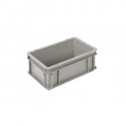 Bac gerbable plastique - Parois et fond fermés - Poignées fermées - 5 ou 7 L - 300 x 200 mm - Gris