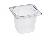 Bac gastro transparent GN 1/6 polycarbonate