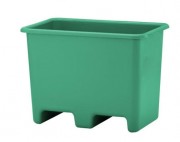 Bac plastique avec passage de fourches