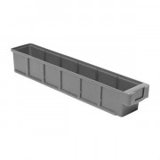 Bac tiroir rangement plastique - Fond et côtés pleins - 3,5 à 7,4 L - L.500x de l.93 à 186 x H.83 mm - Coloris au choix