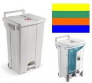 Bac tri sélectif pédale d'ouverture