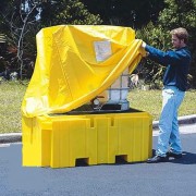 Bâche imperméable pour IBC