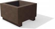 Bacs à fleurs jardinière plastique recyclé rectangle