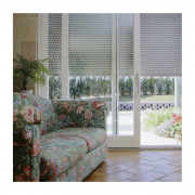 Baie vitrée coulissante à 2 vantaux avec volet roulant