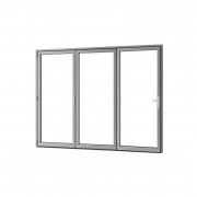 Baies vitrées coulissantes pliables