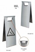 Balise sol glissant en inox