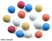 Balles pour minigolf 