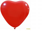 Ballons latex coeur (avec ou sans impression), format normal, mini ou géant