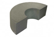 Banc béton tetris