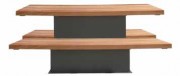 Banc de jardin en acier bois